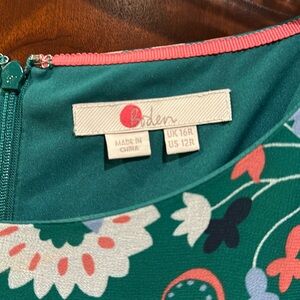 Boden Viscose dress with handkerchief hem